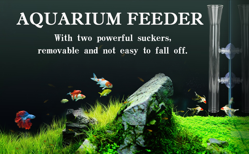Aquarium Glass Feeder Tube 