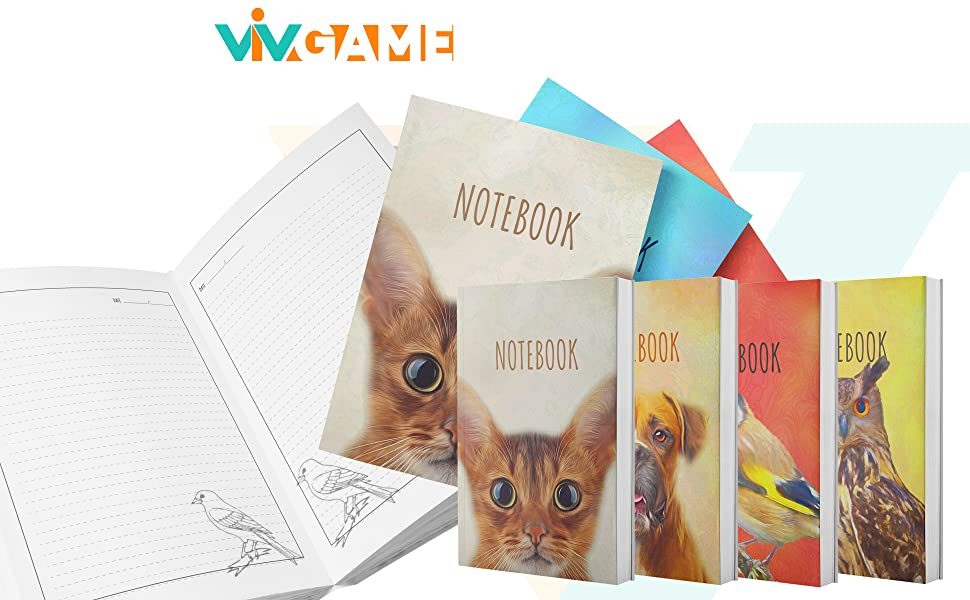 Cute Pet Themed Notebook