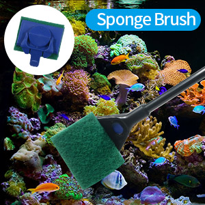 Aquarium Fish Tank Cleaning Kit Tools Algae Scrapers Set 5 in 1 Gravel Cleaner Siphon Vacuum