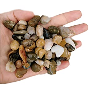 Decorative Small Pebbles Natural Gravel Mixed Color Stones for Fresh Water Fish Plant Aquariums