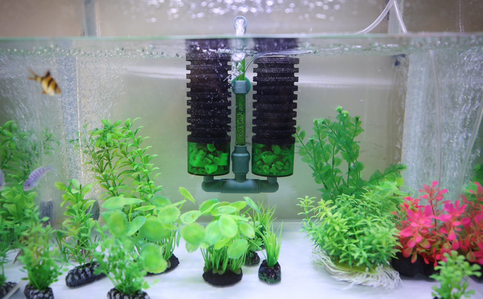 betta tank filter shrimp tank filter breeder tan filter sponge media filter aquarium fish tank