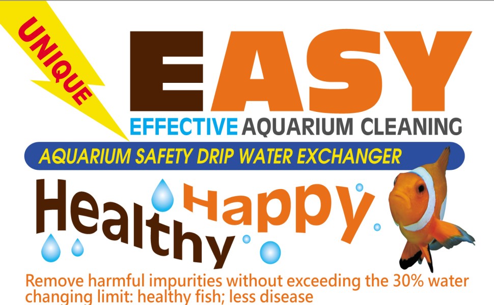 aquarium safety drip water exchanger