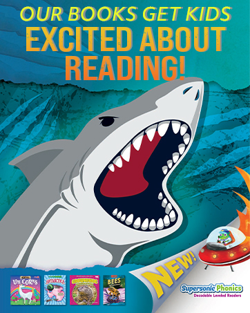 Our books get kids excited about reading!